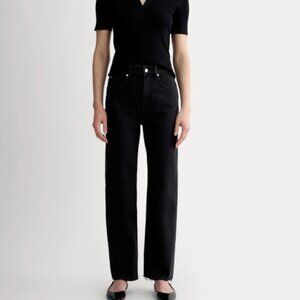 Everlane "The Way High Jean" Women's Black Size 35 Long